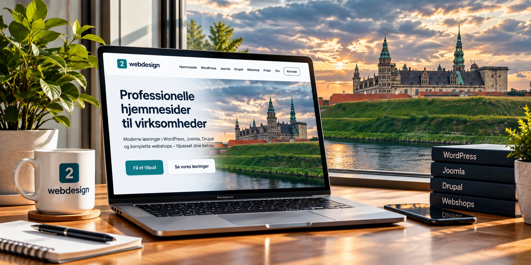 AI-illustration til Webdesign og hjemmesider til virksomheder