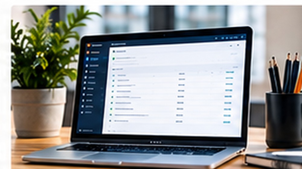 AI-illustration med detaljer om Joomla hjemmeside til virksomheder