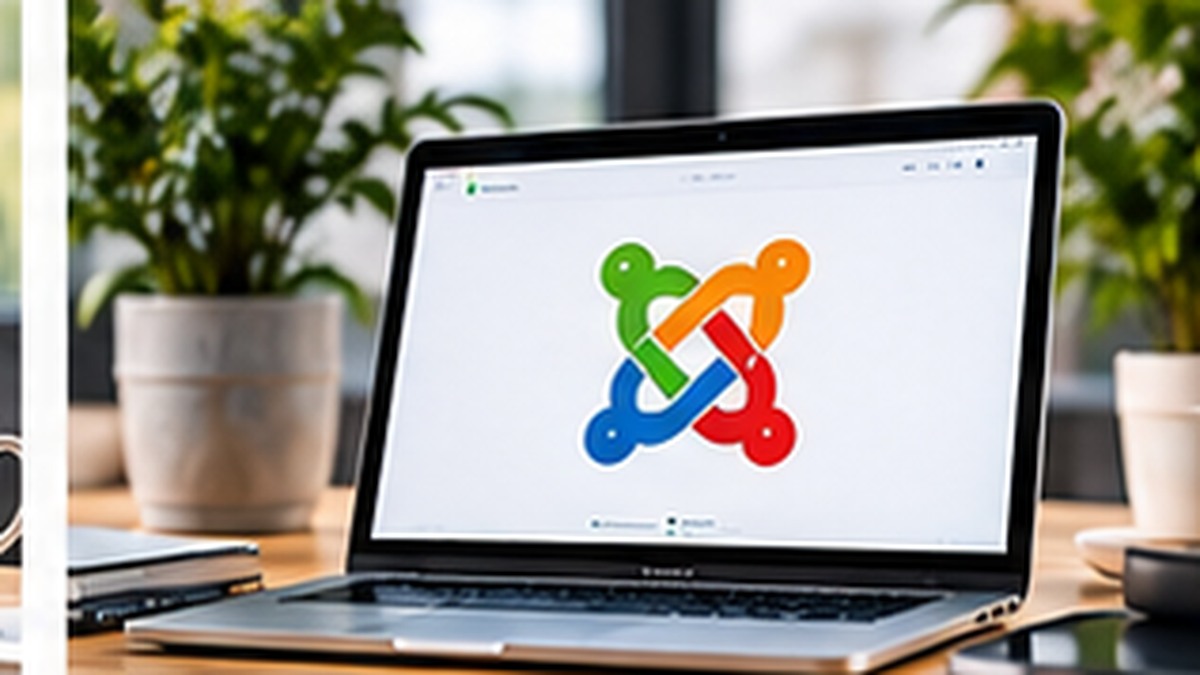 AI-illustration til Joomla hjemmeside til virksomheder
