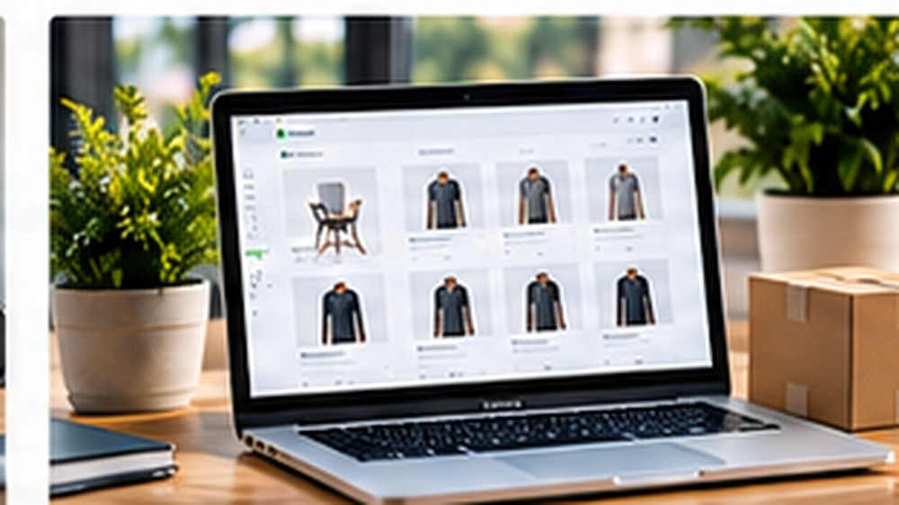 AI-illustration med detaljer om Webshop til din virksomhed